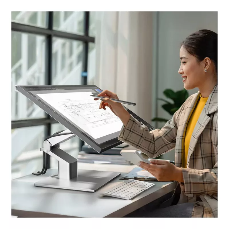 ALOGIC Clarity Fold Touch 27 tolli 4K UHD IPS puuteekraaniga monitor veebikaamera ja 65W USB-C PD ning kokkupandava alusega