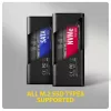 AXAGON EEM2-SD2B väline korpus 10Gbps M.2 NVMe/SATA SSD LED-ekraaniga, USB-C, must