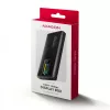 AXAGON EEM2-SD2B väline korpus 10Gbps M.2 NVMe/SATA SSD LED-ekraaniga, USB-C, must
