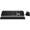 Logitech Master Series MX Keys S Combo for Mac - Juhtmeta klaviatuuri ja hiire komplekt - Täissuuruses - Taustvalgustusega - AZERTY Prantsuse - Space Gray (920-012841)