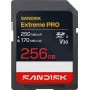 SanDisk Extreme PRO SDXC 256 GB UHS-I V30 mälukaart – kuni 250 MB/s lugemis- ja 170 MB/s kirjutamiskiirus