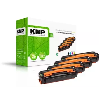 KMP Tinderikomplekt, ühilduv Samsung CLT-K504S/CLT-C504S/CLT-Y504S/CLT-M504S must, tsüaan, magenta, kollane 4-pakk