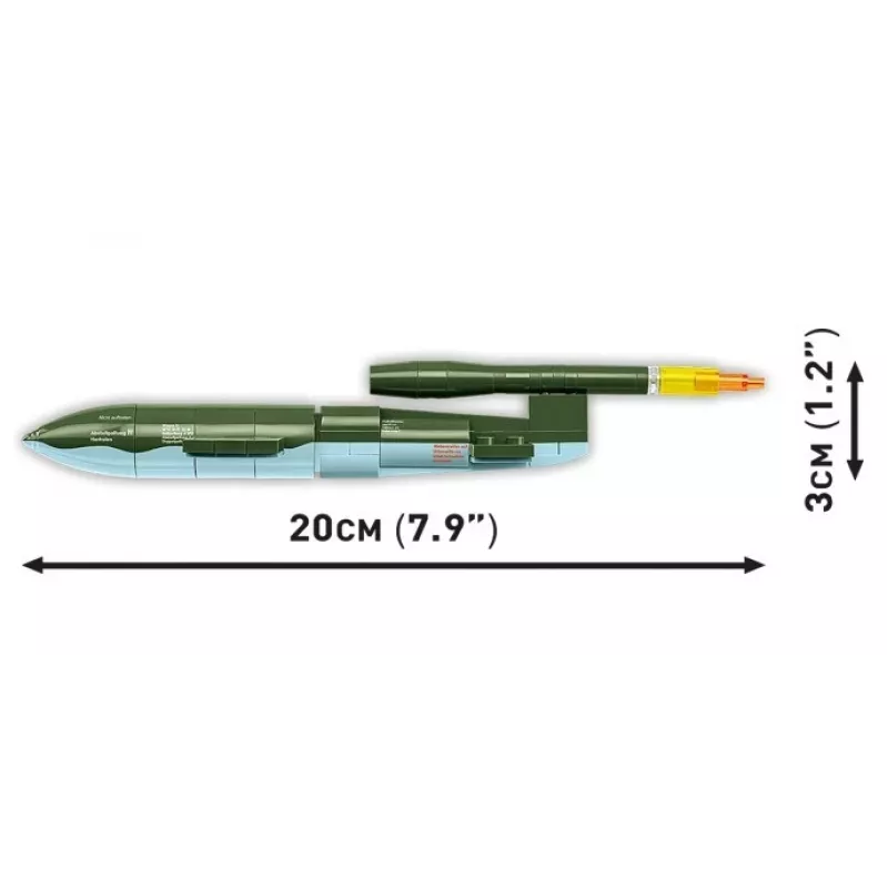 COBI Heinkel HE 111 H-22 koos V1 lendava pommiga ehitusklotside komplekt, 927 tükki