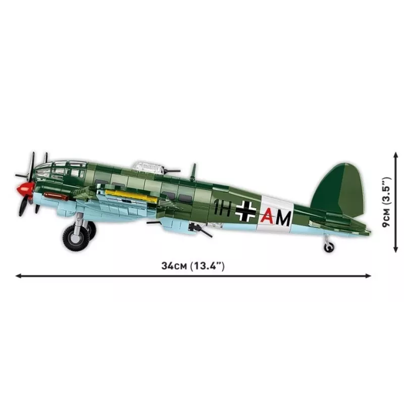 COBI Heinkel HE 111 H-22 koos V1 lendava pommiga ehitusklotside komplekt, 927 tükki