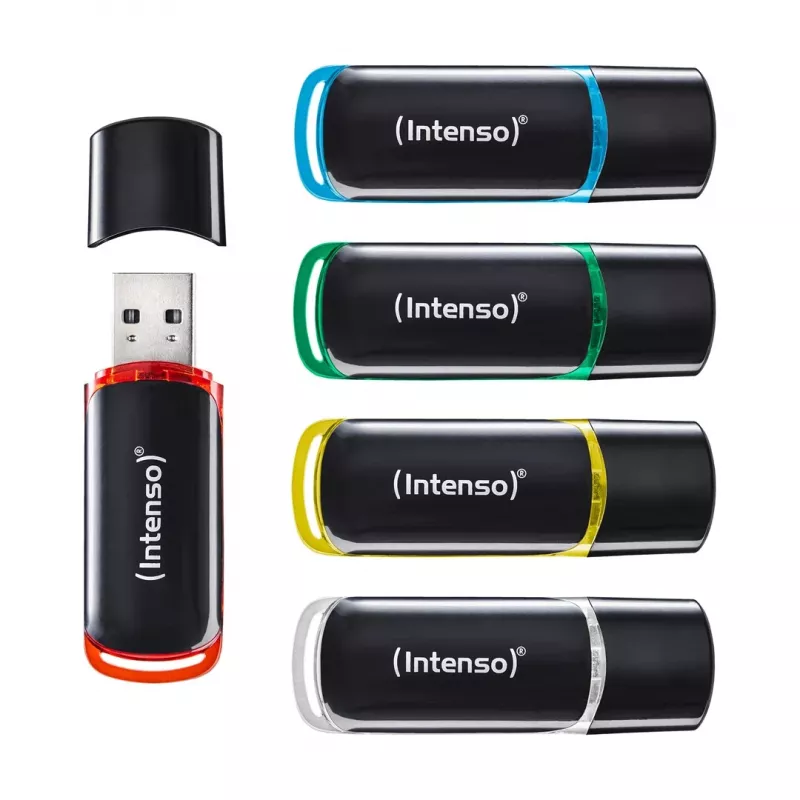 Intenso Business Line 64GB USB 2.0 mälupulk 5-pakk (erinevad värvid)