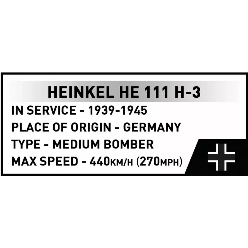 COBI Blocks Heinkel HE 111 H-3 788 tk.