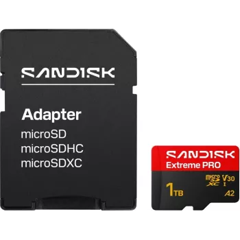 SanDisk Extreme PRO microSDXC 1TB UHS-I V30 A2 mälukaart + SD-adapter