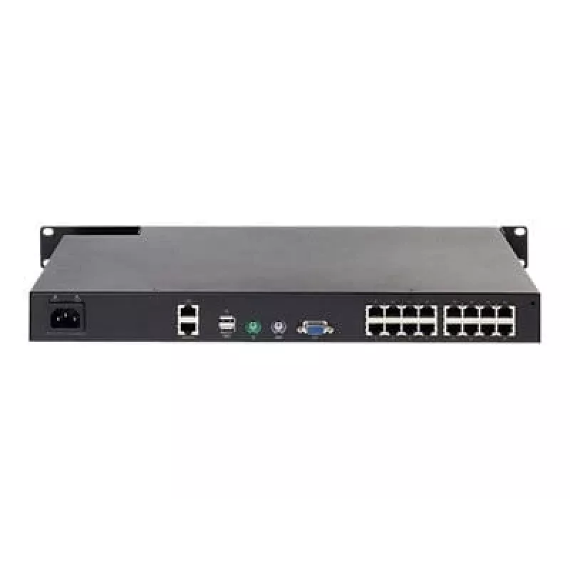 APC KVM1116R KVM Switch - 1 kohalik kasutaja, 16 porti, VGA, USB, 1U riiulipaigaldus
