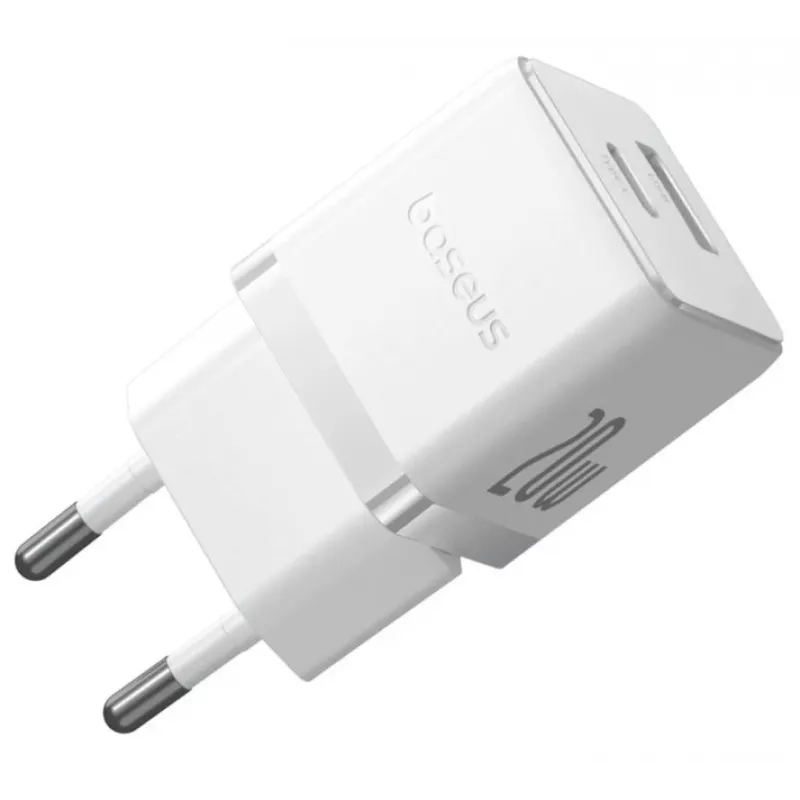 Baseus Palm 65W GaN5 USB-C Fast Charger White