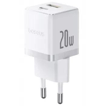 Baseus Palm 65W GaN5 USB-C Fast Charger White