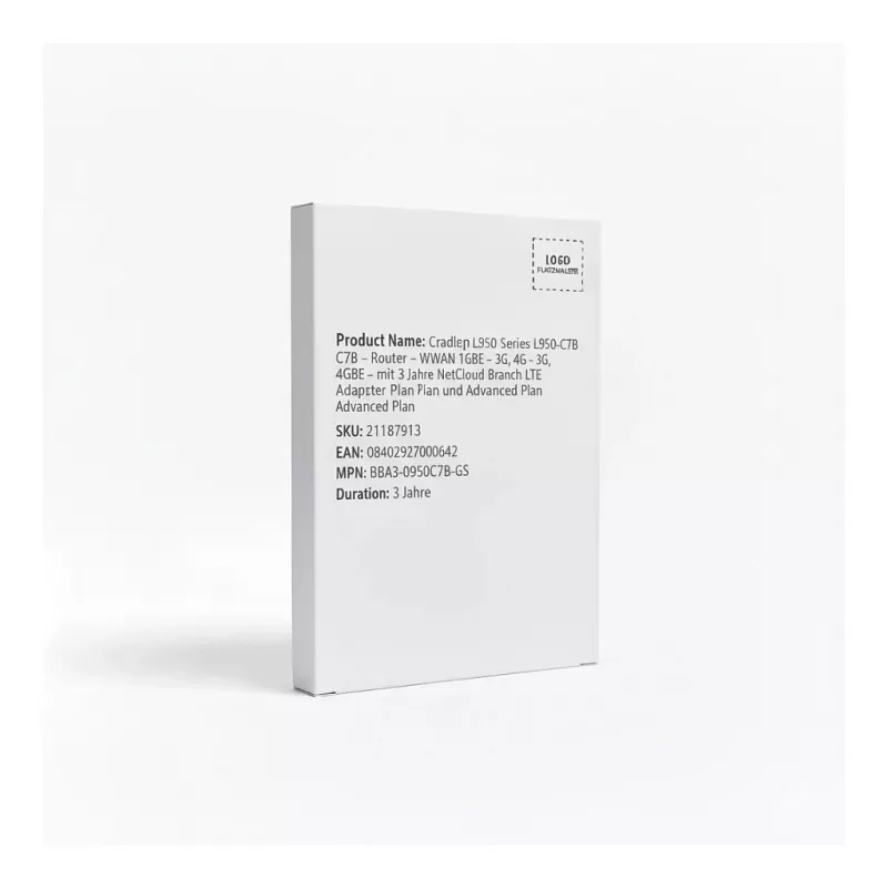 Cradlepoint L950 Series L950-C7B LTE Router - 3-Year NetCloud Branch LTE Adapter Essentials & Advanced Plan