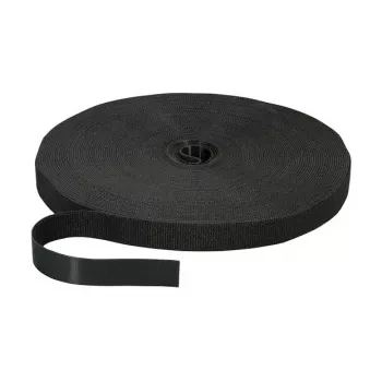 EFB-Elektronik Hook & Loop kaablisideme rull 20mm must 25m