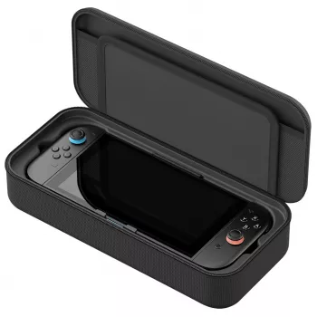 Venom Laadimiskarp Nintendo Switch 2 jaoks – Kõva kestaga kandekott 10 000 mAh toiteplokiga, must