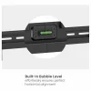 Equip 37-86 inch No Drilling TV Wall Mount Bracket with 1 Joint, 60 kg, Black