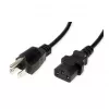 VALUE toitekaabel IEC 60320 C13 – NEMA 5-15 (M) 125 V – 1,8 m – must