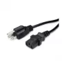 VALUE toitekaabel IEC 60320 C13 – NEMA 5-15 (M) 125 V – 1,8 m – must