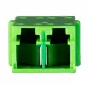 EFB Elektronik Fiber Optic Coupler LC/APC Simplex Single-mode White