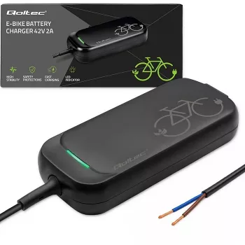 Qoltec E-Bike Charger 36V 42V 2A without Plug