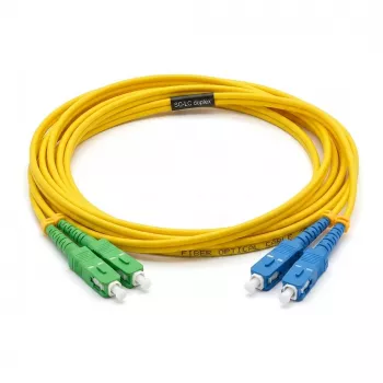 EFB-ELEKTRONIK Fiiberoptiline paigalduskaabel LC/APC kuni LC/UPC Single mode OS2 9/125µm 5m Kollane