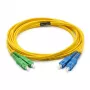 EFB-ELEKTRONIK Fiiberoptiline paigalduskaabel LC/APC kuni LC/UPC Single mode OS2 9/125µm 5m Kollane