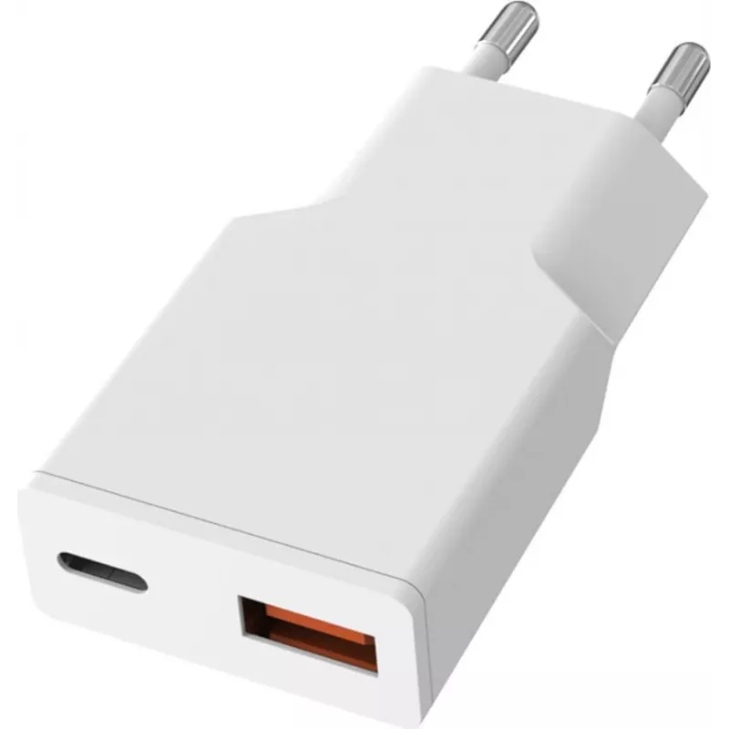 VALUE USB seinadapter, EU-pistik, 2x USB (A+C), 20W