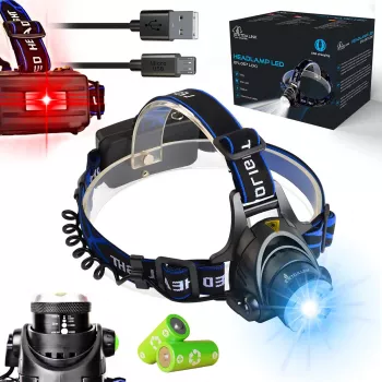 Extralink EFL-057 Loki LED Pealamp, USB laadimine, 350 luumenit, liikumisandur