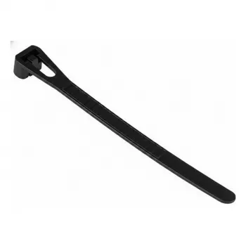 Good Connections Korduvkasutatav kaabliside 200 mm x 7,4 mm, must, UV-kindel, -40 °C kuni +85 °C, 100 tk (KAB-R20S74)