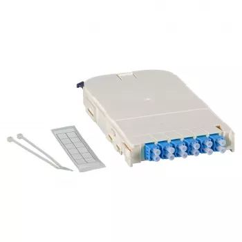 EFB Elektronik FTTH Module Insert for FTTH-BGT, 12 Port LC with OS2 Ceramic Couplers