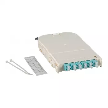 EFB-Elektronik FTTH Module Insert for FTTH-BGT, 12 Port LC with OM4 Ceramic Couplings