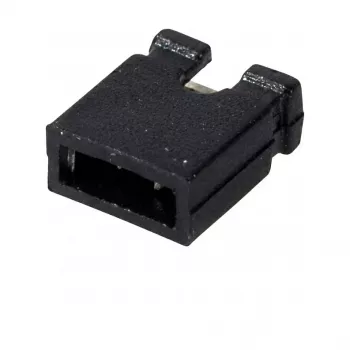 EFB Elektronik Addressing Plug EKSP/G Black, Pitch 2.54mm, Open, 100 Pieces