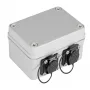 EFB Elektronik NWSZ 53730.1V2 IP67 korpus 2xRJ45 Cat.6A ja 2xM16 kaabliläbiviiguga