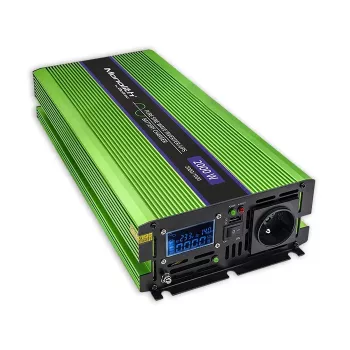 Qoltec Monolith Toiteadapter/Inverter Auto 2000 W Roheline