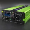 Qoltec Monolith Toiteadapter/Inverter Auto 2000 W Roheline