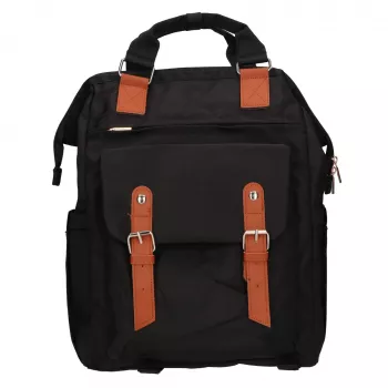 BLACK FOREST KM02 Reisikotiga Seljakott 40x30x15 cm + Tualetitarbete Kott Must