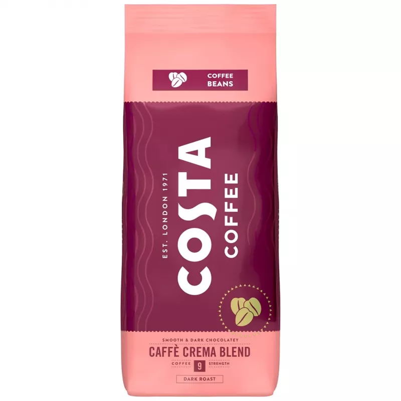 Costa Coffee Crema Whole Bean Coffee 1kg