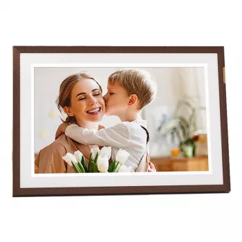 ARZOPA D10 10.1 inch digitaalne raam (tumepruun) - 1280x800 IPS puuteekraan, 32GB, Wi-Fi