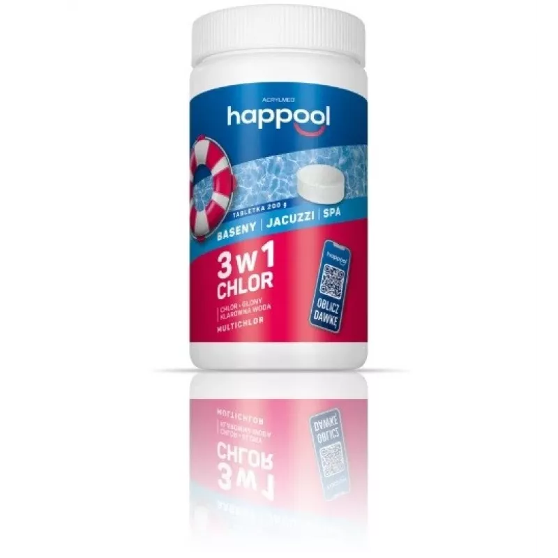 Acrylmed MULTICHLOR Multifunktsionaalsed Kloori Vabastavad Tabletid 20 g - 1 kg