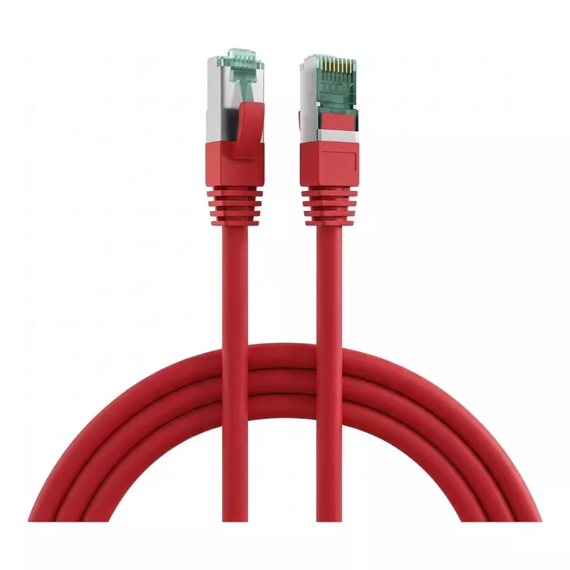 EFB RJ45 Patch Cable Cat.6A U/UTP LSZH Premium 500MHz Red 0.5m
