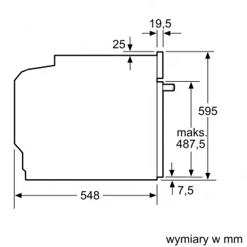BOSCH HBA334EB4 Sisseehitatud ahi 71L Must