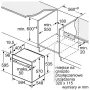 BOSCH HBA334EB4 Sisseehitatud ahi 71L Must