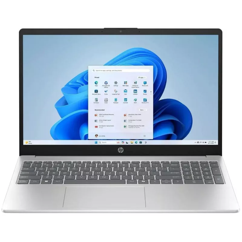 HP 15-fd0154wm Sülearvuti, 15.6 inch FHD Puuteekraan, Intel Core i5-1334U, 12GB DDR4, 512GB SSD, Intel Iris Xe, Windows 11 Home, Natural Silver (Ümberpakendatud) 2Y