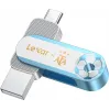 Lexar Dual D500 128GB USB-C/A 3.2 Flash Drive 400/360MB/s White