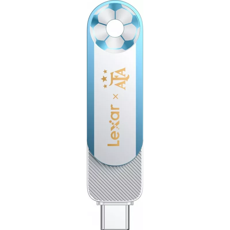 Lexar Dual D500 128GB USB-C/A 3.2 Flash Drive 400/360MB/s White