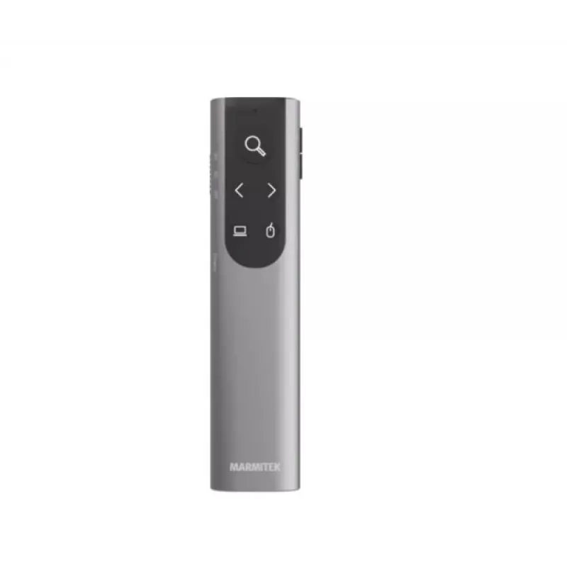 Marmitek WPR 400 Wireless Presenter with Laser Pointer - 2.4 GHz, 15m Range, Black