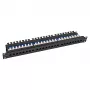 EFB-Elektronik ECOLAN Patch Panel UTP 24xRJ45 Cat.5e 19 inch 1U RAL 9005 Must