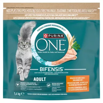 Purina ONE Täiskasvanud kassitoit kana ja täisteraviljadega 1,4 kg