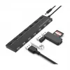 Conceptronic 7-Port USB 2.0 Hub with Power Adapter - Black (HUBBIES08BP)