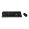 Targus AKM610FR juhtmeta klaviatuuri ja hiire komplekt - täissuuruses - AZERTY - prantsuse paigutus - must