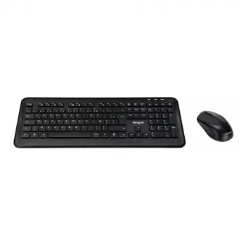 Targus AKM610FR juhtmeta klaviatuuri ja hiire komplekt - täissuuruses - AZERTY - prantsuse paigutus - must