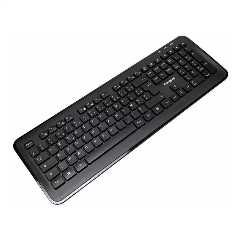 Targus AKM610FR juhtmeta klaviatuuri ja hiire komplekt - täissuuruses - AZERTY - prantsuse paigutus - must